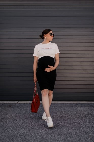 Ohne Umstandsmode durch den Sommer: Outfit-Idee + Tipps für’s Babybauch-Styling Ohne Umstandsmode durch den Sommer: Outfit-Idee + Tipps für’s Babybauch-Styling