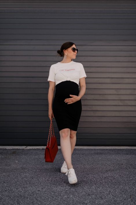 Ohne Umstandsmode durch den Sommer: Outfit-Idee + Tipps für’s Babybauch-Styling Ohne Umstandsmode durch den Sommer: Outfit-Idee + Tipps für’s Babybauch-Styling