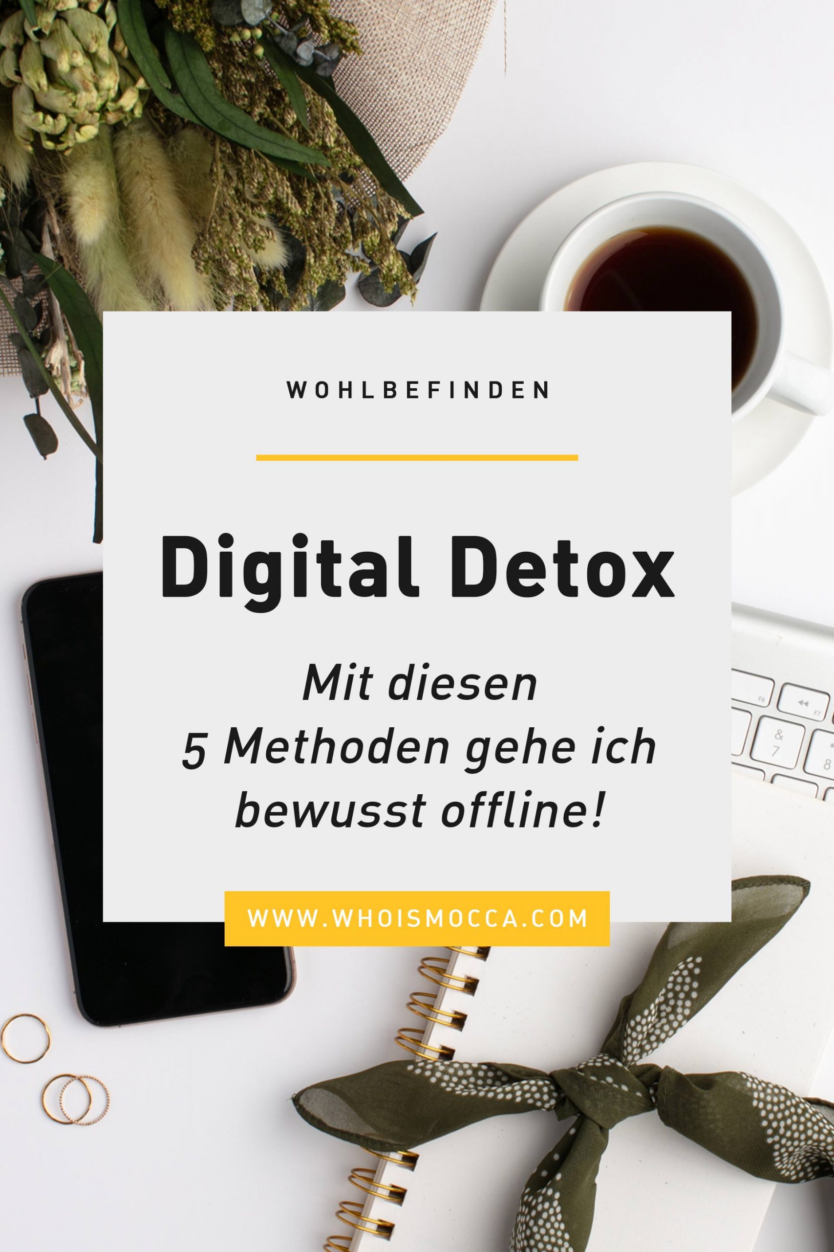 Digital Detox, eine Art der digitalen Entgiftung, kann uns dabei helfen, uns vom Handywahnsinn zu befreien! In diesem Blogbeitrag zeige ich dir, mit welchen simplen Methoden du ganz einfach bewusst offline gehen kannst!