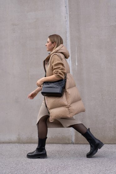 Combat Boots kombinieren: mein Übergangsoutfit mit Steppweste Combat Boots kombinieren: mein Übergangsoutfit mit Steppweste