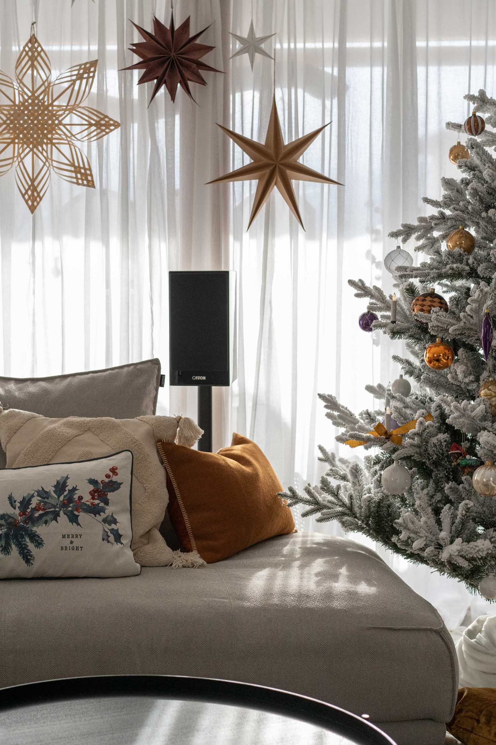 Wohnzimmer weihnachtlich dekorieren – Boutique Glamour
