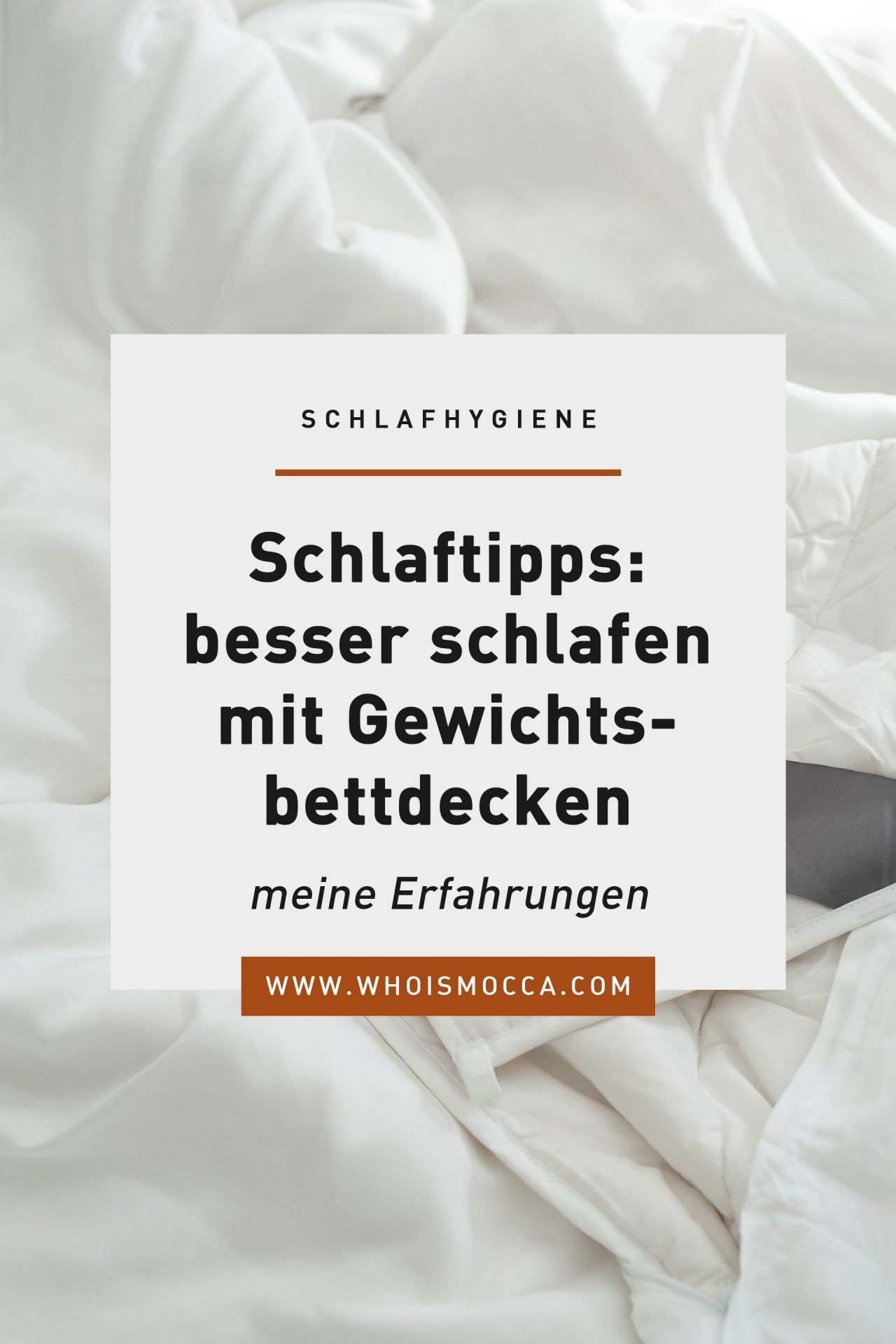 Schlaftipps besser schlafen mit Gewichtsbettdecken