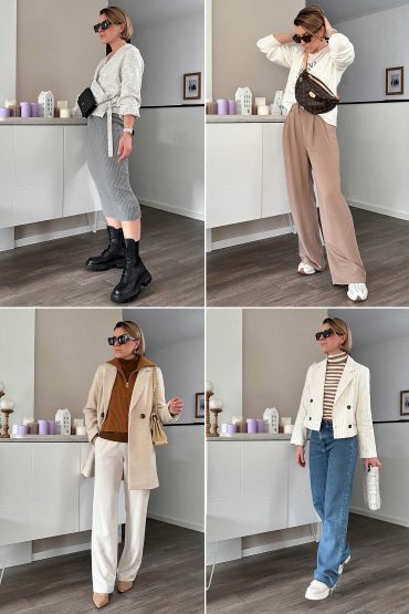 Was ziehe ich morgen an? 4 schöne Outfit-Ideen für neutrale Looks Was ziehe ich morgen an? 4 schöne Outfit-Ideen für neutrale Looks