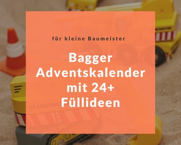 DIY: Ein Bagger Adventskalender für Baustellen Fans (24 Füllideen) DIY: Ein Bagger Adventskalender für Baustellen Fans (24 Füllideen)